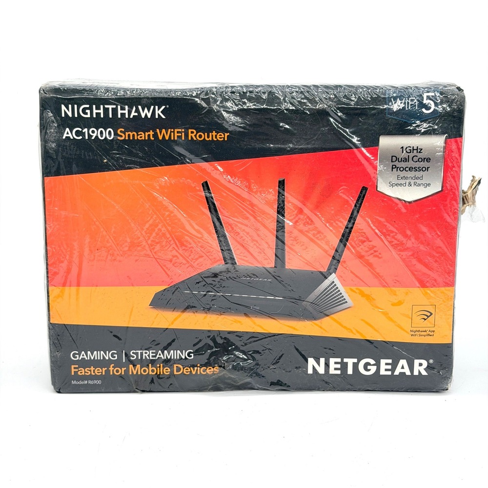 Netgear Nighthawk AC1900 Smart WiFi Router R6900 Dual Band Gaming Streaming